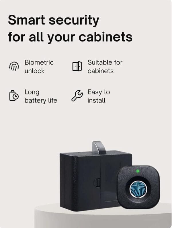Escozor® Smart DIY Wooden Furniture Digital Keyless Lock for Home - Image 2