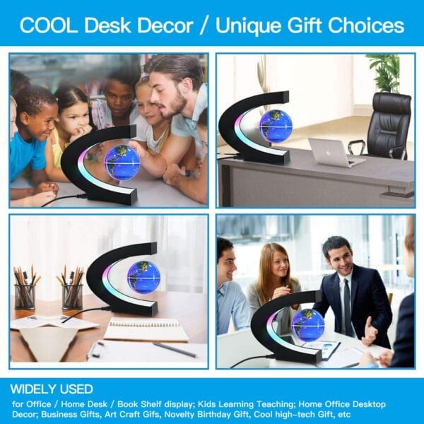 DCAUT High Tech Gifts for Men, Magnetic Levitating Globe with LED Light