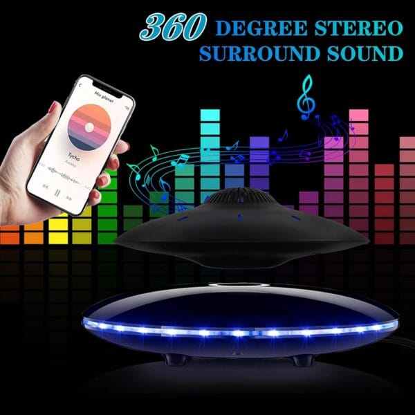 Levitating UFO Speakers